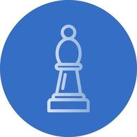 design de ícone de vetor de bispo de xadrez