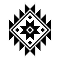 arte de padrão étnico geométrico. estilo americano, mexicano. ornamento tribal asteca de fundo. design para tecido, vestuário, têxtil, logotipo, símbolo. vetor