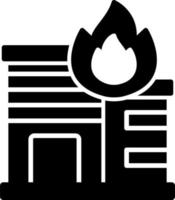 ícone de vetor de fogo