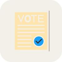 voto verificado design de ícone vetorial vetor