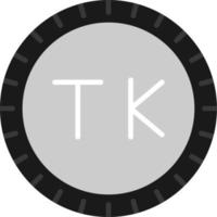 Tokelau discar código vetor ícone