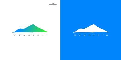 montanha logotipo Projeto vetor ilustração com gradiente cor para o negócio e companhia