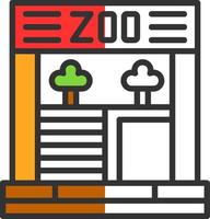 design de ícone de vetor de zoológico