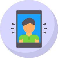 design de ícone de vetor de selfie