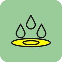 design de ícone de vetor de água