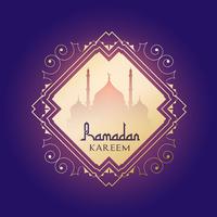 Ramadan kareem fundo vetor