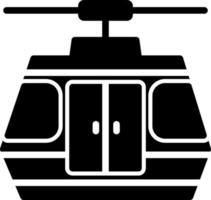 ícone de vetor de teleférico