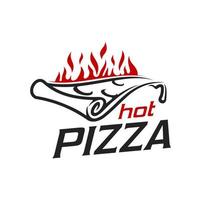 pizza ícone, pizzaria, italiano restaurante velozes Comida vetor