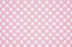 ilustração vetorial de parede de textura de estofamento de couro rosa