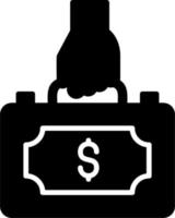 ícone de vetor de lavagem de dinheiro
