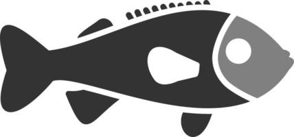 ícone de vetor de peixe-rocha