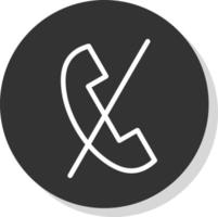 design de ícone de vetor de barra de telefone