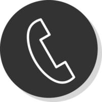 design de ícone de vetor alternativo de telefone