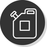 design de ícone vetorial de lata de óleo vetor