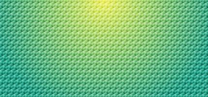abstrato verde gradiente cor geométrica cubo mosaico de fundo e textura. vetor