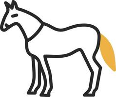 design de ícone de vetor de cavalo
