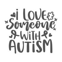 motivacional inspirado citações. autismo letras citações para poster e camiseta Projeto vetor