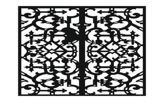 padrões pretos com fundo branco, vetores islâmicos com painéis florais para corte a laser cnc