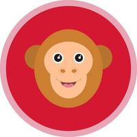 design de ícone de vetor de macaco