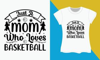 basquetebol SVG camiseta projeto, somente uma mãe quem O amor é basquetebol vetor