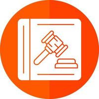 design de ícone de vetor de livro de direito