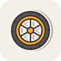 design de ícone de vetor de pneus