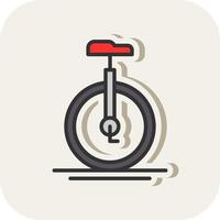 design de ícone de vetor monociclo