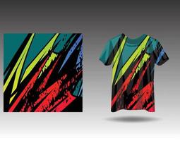 camiseta design esportivo para camisa de corrida ciclismo jogos de futebol vetor