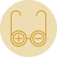 design de ícone de vetor de óculos de prescrição