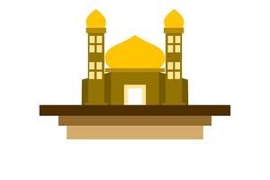 mesquita ilustração, mesquita ícone com elegante conceito, perfeito para Ramadã Projeto vetor