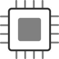 ícone de vetor de microchip