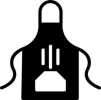 ícone de vetor de avental