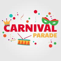 Desfile de carnaval vetor