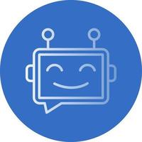 design de ícone de vetor de chatbot