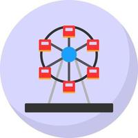 design de ícone de vetor de roda gigante