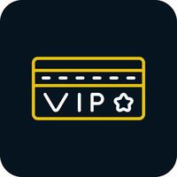 design de ícone de vetor de cartão vip