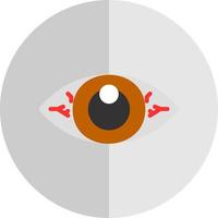 design de ícone de vetor de olhos vermelhos