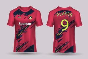 vetor futebol jérsei modelo esporte t camisa Projeto