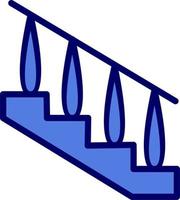 ícone de vetor de escadas