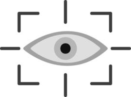 ícone do vetor de visão