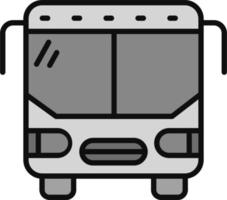 ícone de vetor de ônibus