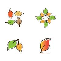 ilustração de imagens de outono vetor