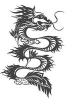 decorativo chinês Dragão ,vetor ilustração vetor