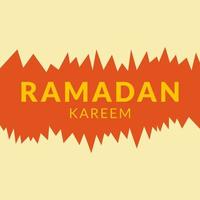 fundo de ilustração vetorial ramadan kareem vetor