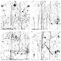 conjunto do Preto e branco angustiado vetor texturas. grunge fundos e sobreposições. eps 10