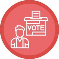 design de ícone de vetor de votação