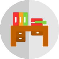 design de ícone de vetor de mesa de escritório