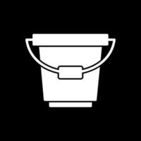 design de ícone de vetor de balde