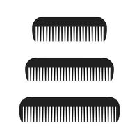 pente cabelo barbeiro vetor ícone logotipo ilustração