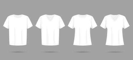 maquete de camiseta branca vetor